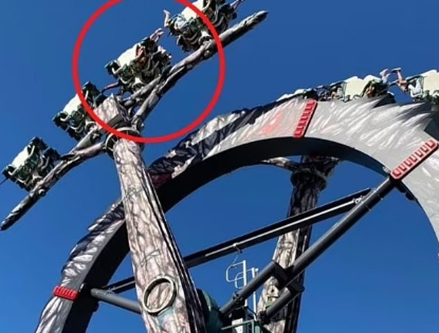 In December, more than a dozen riders were left hanging upside down more than 20 meters in the air after the Doomsday ride suddenly stopped midway.