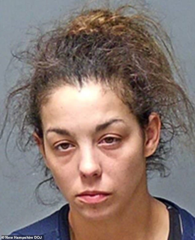 Harmony's stepmother Kayla (pictured) was also arrested in January 2022 after she allegedly lied about Harmony's disappearance