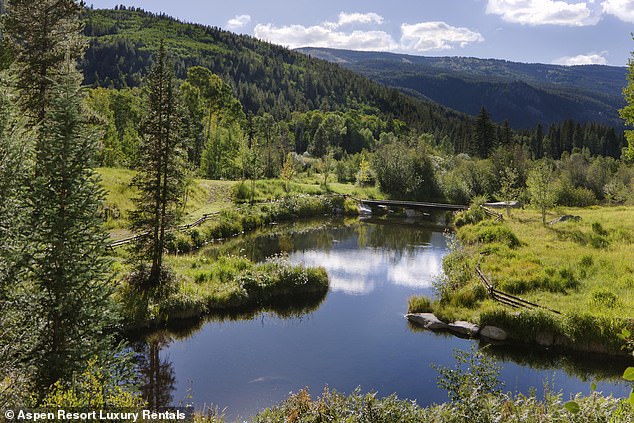 The views of Independence Pass and Aspen Mountain are spectacular