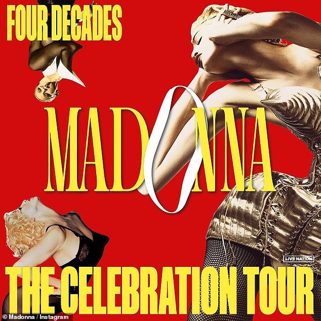 It's official: Rumors about the new tour confirmation began circulating earlier this month, with Madonna officially announcing that she would be on tour on the 17th.