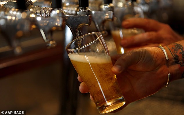 The Australian Brewers Association has warned that a forthcoming 3.7 per cent tax increase will make schooners (above) cost $12 in a club or pub