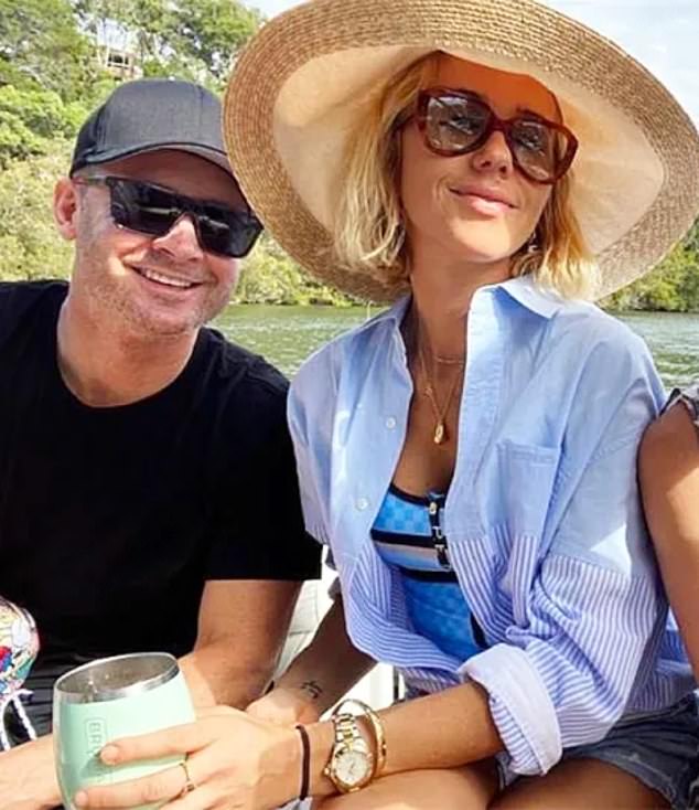 In the video, which was filmed by a bystander on January 10 and sold to The Daily Telegraph for $10,000, Yarbrough accused the former Test captain of cheating on her with her old flame Edwards (pictured together) on December 17.