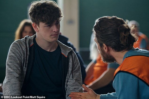 Hard Watch: Viewers have watched in horror as Ryan's relationship with his villainous father blossoms thanks to visits to the prison with the help of his Aunt Clare's boyfriend, Neil.