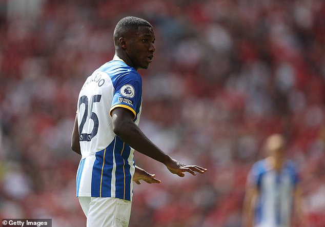 Caicedo continues with a contract at the Amex Stadium until 2025 and could be forced to stay