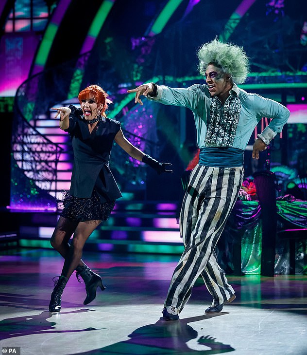 Claims: The outing comes after reports that Molly and Tyler had grown close while on the show (Tyler pictured on Strictly with Dianne Buswell)