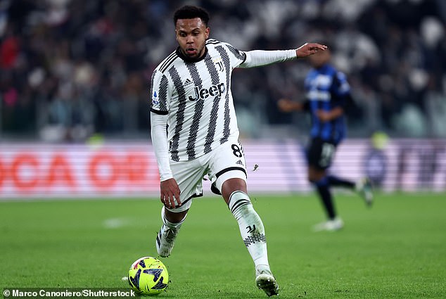 The American midfielder has made 15 appearances for Juventus in the Italian top flight