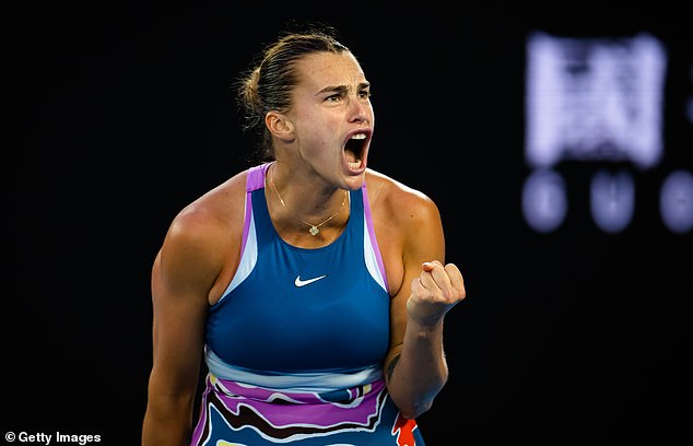 Sabalenka said she had to learn to deal with emotions on the court after struggling to control her feelings in the past.