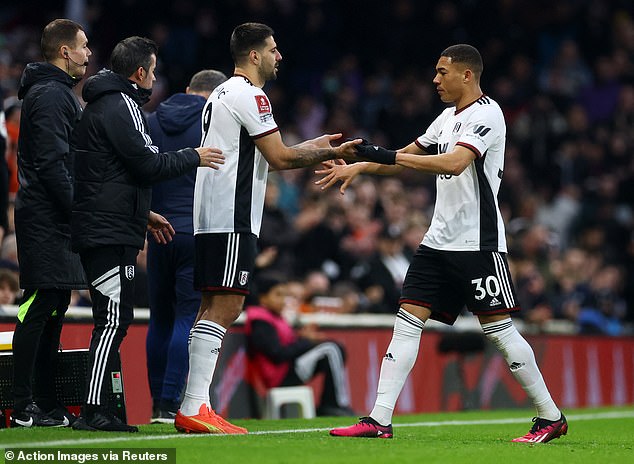 Aleksandar Mitrovic was taken off the bench as the Premier League side chased a winner