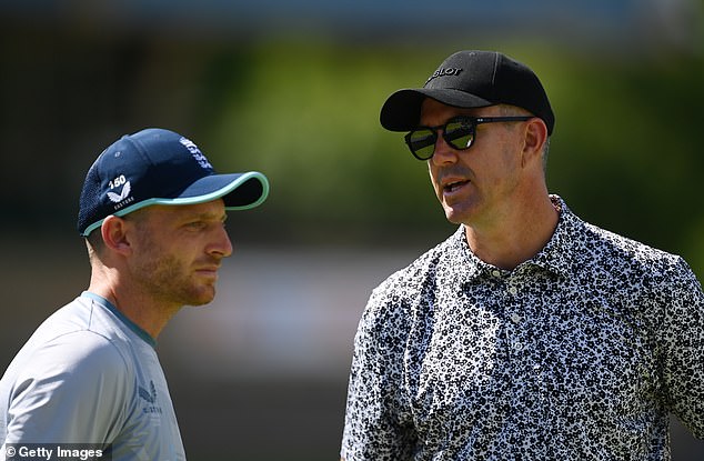 Roy mentioned speaking with Kevin Pietersen (right) to help share his plan for the game.