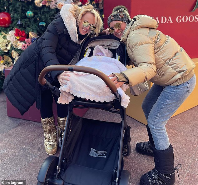 Baby mine: Meanwhile, less than three months ago, Rebel surprised her fans with the announcement that she had welcomed a daughter via surrogacy.