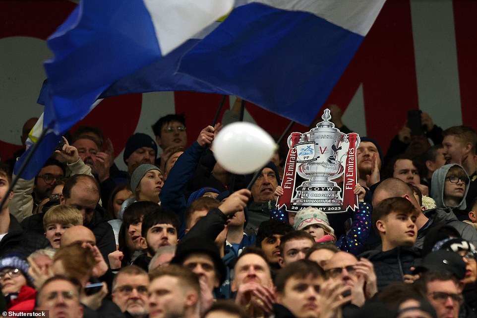 Preston fans got into the FA Cup spirit as they welcomed high-flying Tottenham Hotspur to Deepdale