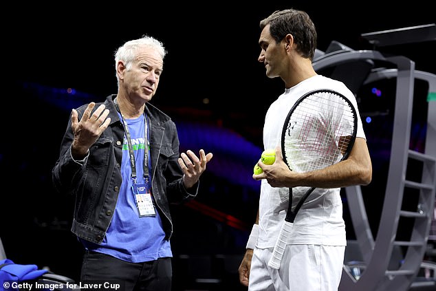 McEnroe (left) says Tsitsipas has come to life amid thoughts he wouldn't be 'top tier'