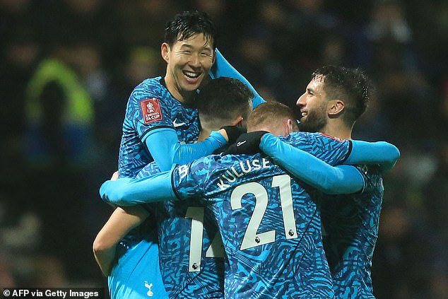 Son was left smiling as his performance led Spurs to a comfortable 3-0 win at Deepdale