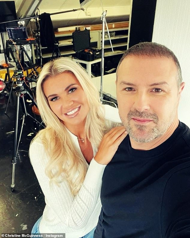 Split: Christine and Paddy announced they had split in July after 11 years of marriage, but later said they had called it quits earlier in the year