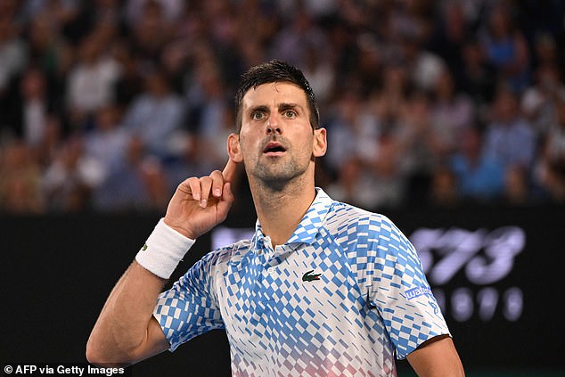 Djokovic has been rocked by so-called hostility from the crowd during the tournament.