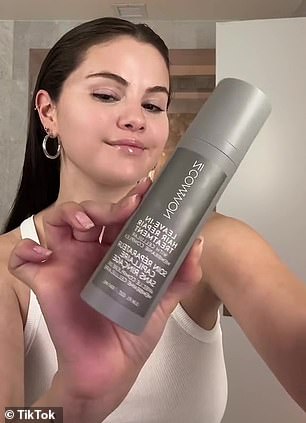 The 30-year-old singer-songwriter shared a clip on TikTok earlier this month where she showed off her makeup and skincare routine.