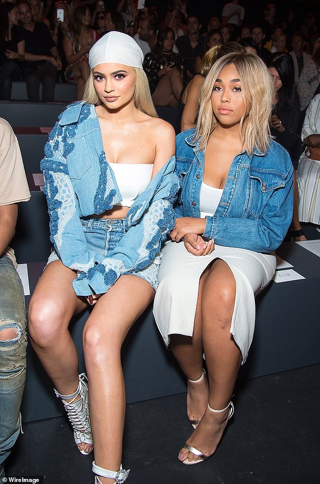 Sad: The scandal spelled the end of Jordyn's years-long friendship with the family and drove a wedge between her and her best friend Kylie Jenner, 25;  Pictured with Kylie in 2016