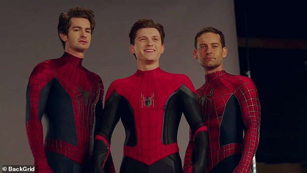 Three Spider-Men: In Spider-Man: No Way Home, the Breathe actor suited up alongside the others Peter Parker, Tobey Maguire and Tom Holland.