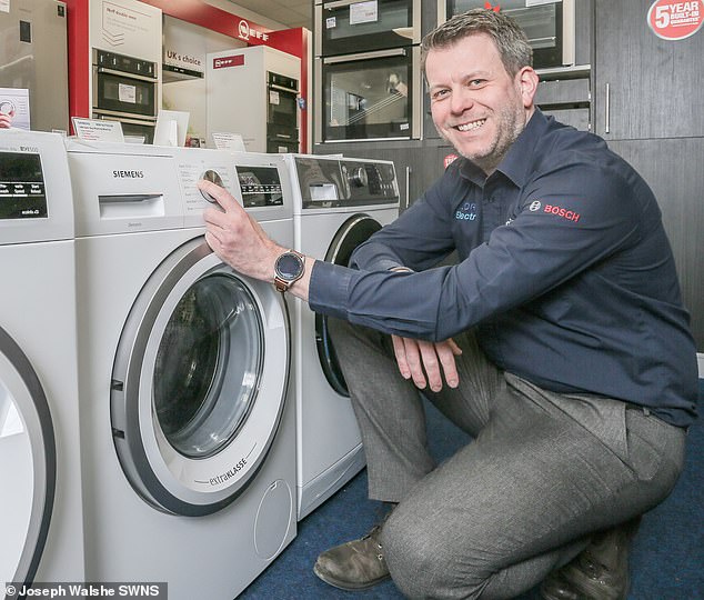 Spin doctor: Andrew Lord says an 'eco' washing program uses less energy