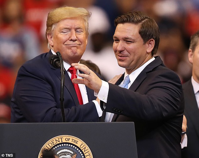 Trump, who initially endorsed DeSantis in the 2018 gubernatorial primary campaign, said it would be 