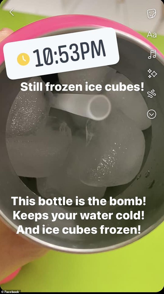 In a post to the popular Kmart Hacks and Décor Facebook group, a shopper from New South Wales said the bottle kept her ice cubes frozen for hours on end.