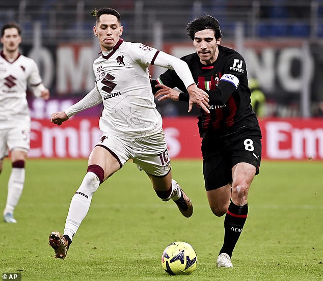 Lukic is set to join Fulham from Italian club Torino until the summer of 2026.