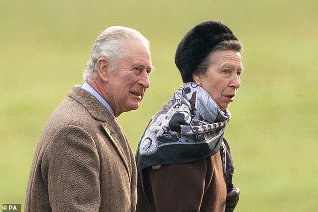 The King's departure today, accompanied by his sister Princess Anne, follows reports that the monarch wants his son, Prince Harry, to attend his coronation.