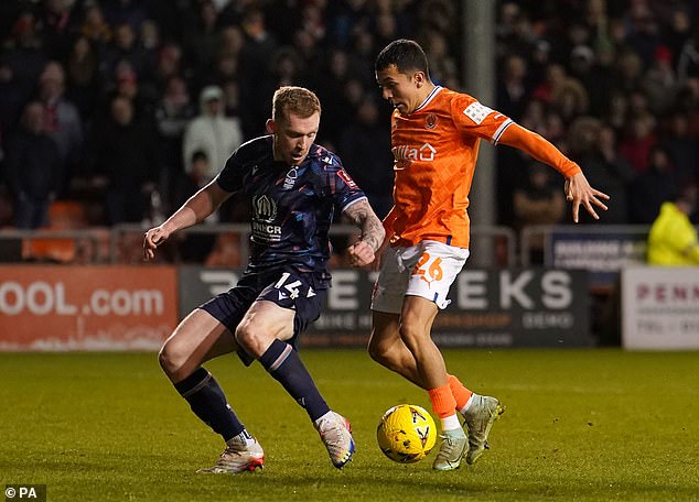 O'Brien (left) has enjoyed Premier League and cup minutes with Nottingham Forest this season