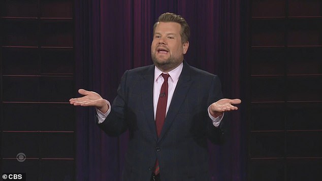 Not what you'd expect: TV star James Corden has the rather surprising middle name, Kimberley