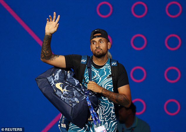 Australia's own Nick Kyrgios withdrew from the tournament before it began.