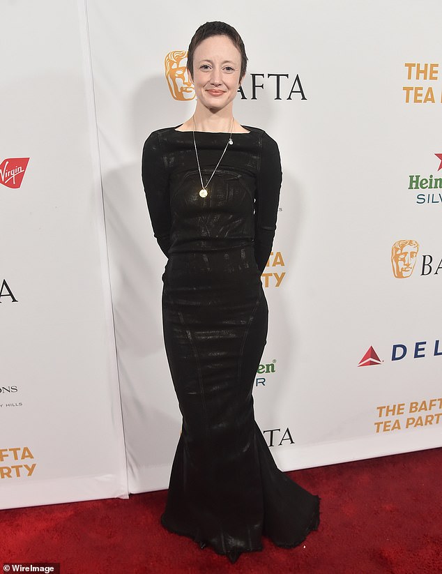 Review: The Academy said on Friday it would examine its processes, though it did not name the film (pictured: Andrea Riseborough at the BAFTA Tea Party in January)