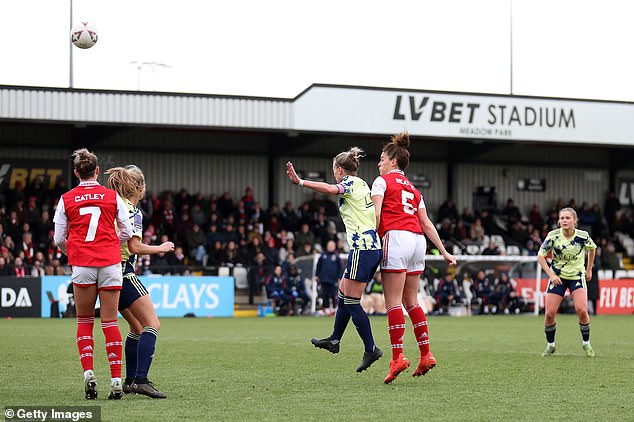 Jen Beattie also managed to get on the scoreboard as Arsenal secured a comfortable win.