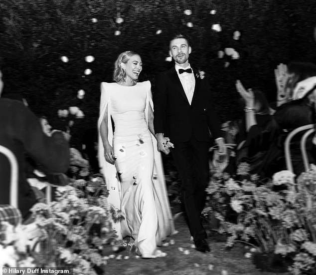 Cutest couple: The couple first met in 2015 when they worked together on Duff's album, Breathe In.  Breathe.  They eventually got married in 2019, exchanging vows at their home in Los Angeles.