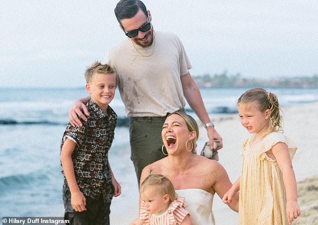 Family love: Hilary and Matthew welcomed their first child together in 2018, a daughter named Banks.  After getting married in 2019, the Younger star gave birth to her second daughter, Mae, in 2020. She has a 10-year-old son named Luca with her ex-husband Mike Comrie.