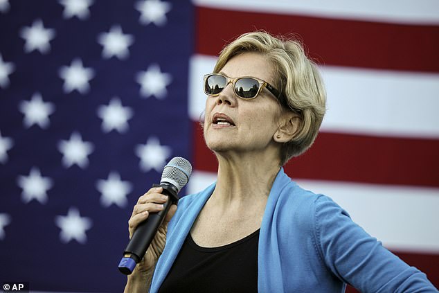 Warren (pictured on the 2019 campaign trail) informally confirmed that she will seek re-election to the US Senate for a third time.