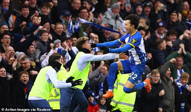 Kaoru Mitoma scored a last-minute winner to continue his and his team's fantastic form.