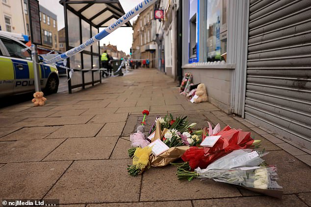 A message in the flowers left at the scene by Holly's mother and stepfather, Lee Trussler, reads: 