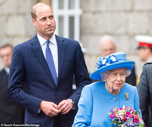 Prince William is said to be a firm believer that the decisions made by his late grandmother Queen Elizabeth II (pictured together) to strip Andrew of his official duties and associations were the right ones.