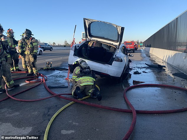 The Metro Fire of Sacramento crew said there was nothing wrong with the car before.