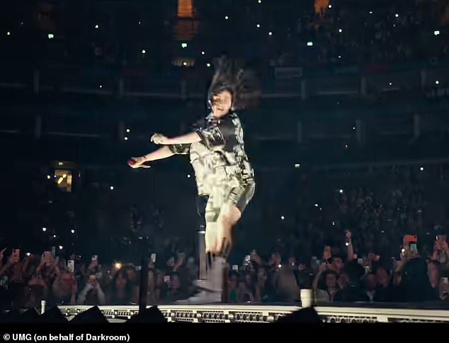 Powerful performance: The concert film, Billie Eilish Live at the O2 debuted in 11th place, earning $1.29 million.  The film, which originally streamed live on Apple Music, has been nominated for a Grammy in the category of Best Musical Film.