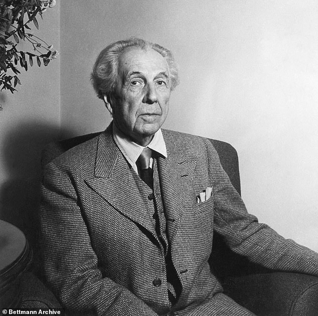 This is the famous architect Frank Lloyd Wright