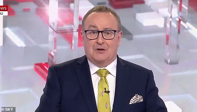 Smith (pictured on Sky) apologized 'profusely' for the Christmas party and blamed the incident on longstanding problems with alcohol and bipolar disorder, while revealing that he had checked himself into a mental health facility.