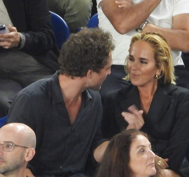 The 40-year-old founder of PE Nation ignored the drama on Sunday while attending the Australian Open with her friend Ben.