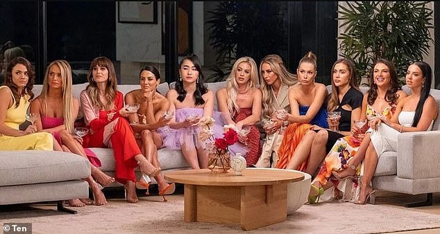 However, Channel 10 bosses revealed on Saturday that they are happy with the show's performance given its broadcast numbers, TV Tonight reported.  (Pictured: The Bachelors contestants)