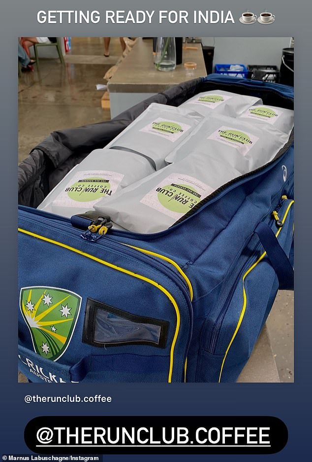 Labuschagne, who has often claimed that he is as obsessed with coffee as he is with cricket, has shared the photo of his luggage with his followers, asking them to guess how many bags of coffee he is carrying on tour.