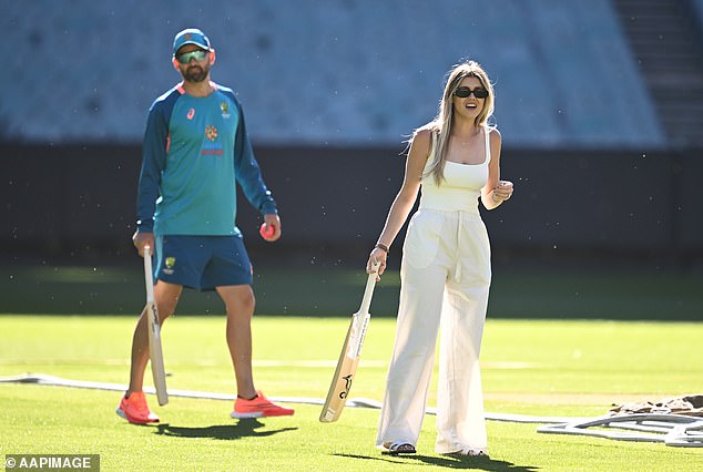 Nathan debuted his relationship with the glamorous blonde in 2017, shortly after his messy split from ex-partner Mel Waring rocked the cricket community.