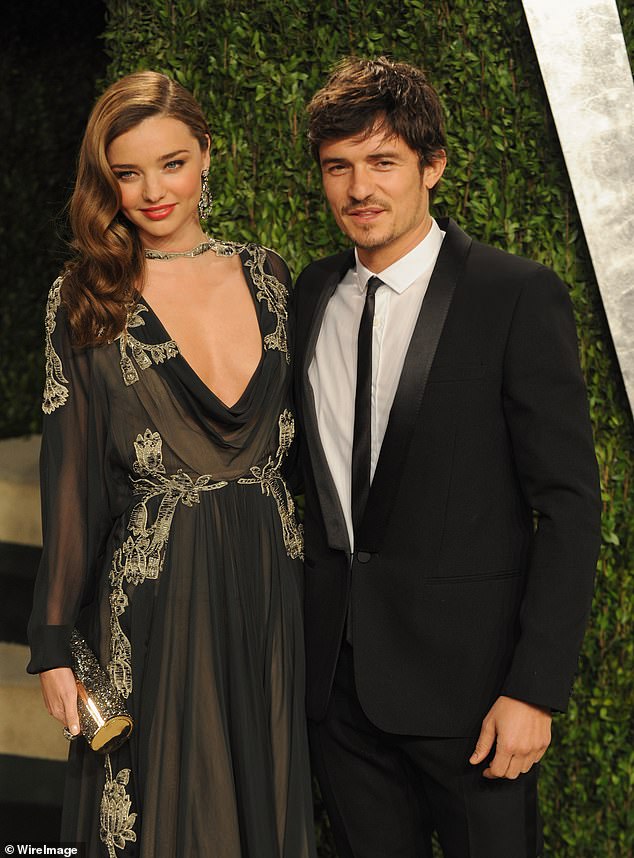 The supermodel was previously married to Hollywood actor Orlando Bloom.  The couple (pictured in February 2013) welcomed son Flynn in 2011