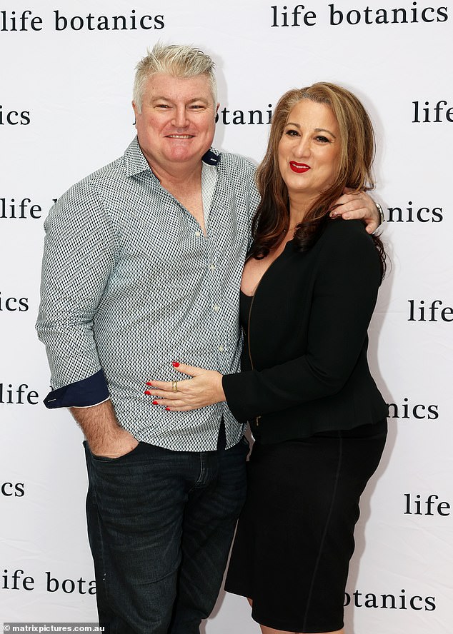 Stuart MacGIll and Maria O'Meagher (pictured together) at a function in Sydney in July last year