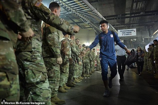 McKennie was first introduced to soccer 18 years ago after his father, a staff sergeant, moved the family to Germany.