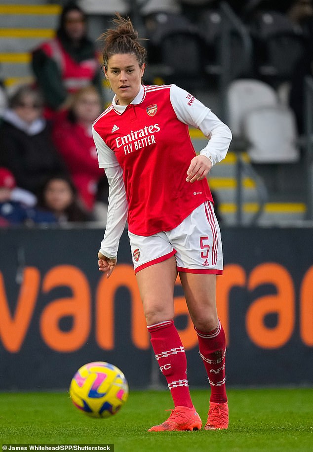 Romance: The Love Island star, 25, is rumored to be dating Arsenal player Jen Beattie, 31, after they were spotted out on a date at Winter Wonderland last month.